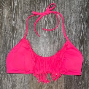 Victoria’s Secret Fringe Halter Bikini Top
